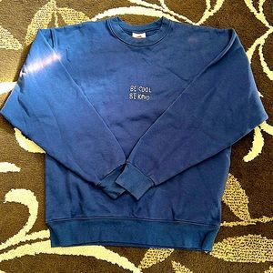 Navy Blue "Be Cool Be Kind" long sleeve Sweatshirt
